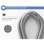 Câble UltraRenforcé A/MFI 2.4A 2m Recyclé Gris