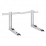 InLine® Bracket for split air conditioner outdoor unit or heat pump, wall bracket, white
