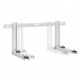 InLine® Bracket for split air conditioner outdoor unit or heat pump, wall bracket, white