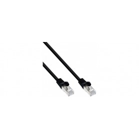 40pcs. pack Bulk-Pack InLine® Patch cable, SF/UTP, Cat.5e, black, 2m