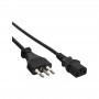 40pcs. Bulk-Pack InLine® Power Cable Mains Plug Italy Type L to IEC C13 connector 1.8m