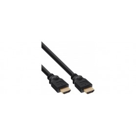 25cs. Bulk-Pack InLine® HDMI High Speed Cable male to male gold plated black 3m
