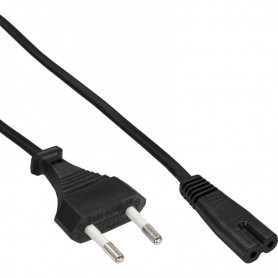 70pcs. pack Bulk-Pack InLine® Power Cable Type C Euro male to Euro 8 female 1.5m