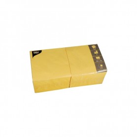 PAPSTAR Serviettes, 320 x 320 mm, 3 couches, jaune