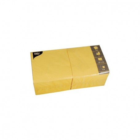 PAPSTAR Serviettes, 320 x 320 mm, 3 couches, jaune