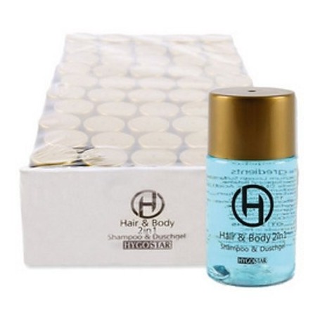 HYGOSTAR Gel douche & Shampoing 2en1, bouteille de 25 ml 