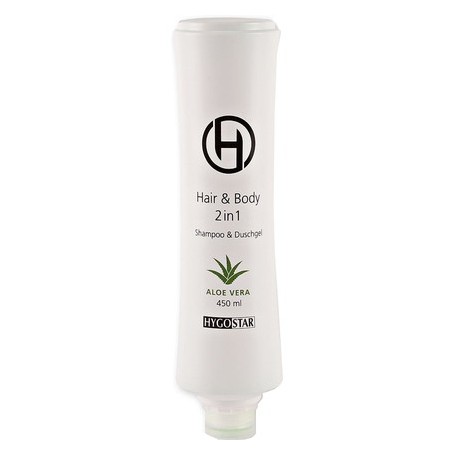 HYGOSTAR Gel douche & shampoing 2en1, flacon Squeeze 450 ml