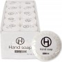 HYGOSTAR Mini-savon pour les mains, diamtre: 40 mm, blanc