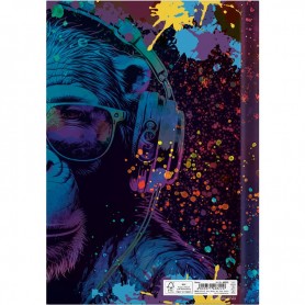 RNK Verlag Carnet de notes "Neon", A4, 96 feuilles, uni