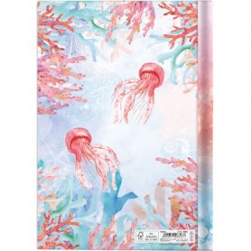 RNK Verlag Carnet de notes "Dauphin", A4, 96 feuilles, uni
