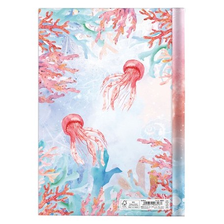 RNK Verlag Carnet de notes "Dauphin", A4, 96 feuilles, uni