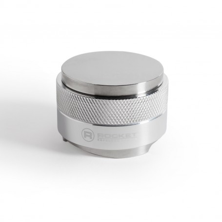 Rocket 2 in 1 Tamper Leveler acier affiné argent