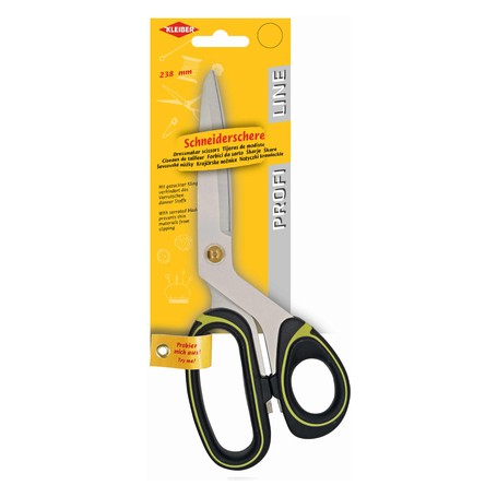KLEIBER Ciseaux de couture Profiline, 238 mm, noir/jaune