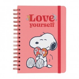 Snoopy Love Yourself A5 notebook