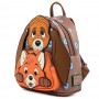 Loungefly Disney Fox and Hound Copper Todd backpack 26cm