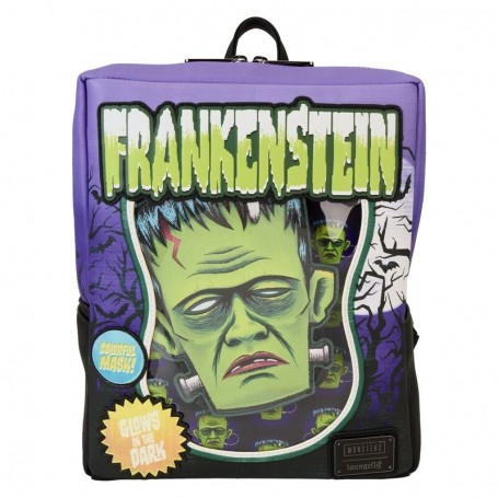 Loungefly Universal Monster Frankenstein Neon Mask backpack 28cm