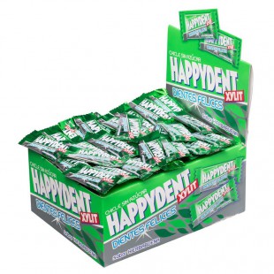 HAPPYDENT - HAPPYDENT PEPPERMINT SANS SUCRE 200 UDS Chewing-gum sans sucre