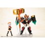 The King of Braves GaoGaiGar figurine Plastic Model Kit Cross Frame Girl Goldymark & Stealth Gao II Set 12 cm