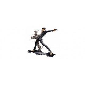 Trigun Badlands Rumble statuette PVC ARTFX J 1/8 Nicholas D. Wolfwood Renewal Package Version 20 cm