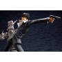 Trigun Badlands Rumble statuette PVC ARTFX J 1/8 Nicholas D. Wolfwood Renewal Package Version 20 cm