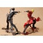 Trigun Badlands Rumble statuette PVC ARTFX J 1/8 Nicholas D. Wolfwood Renewal Package Version 20 cm