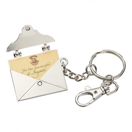 Harry Potter porte-clés métal Poudlard Acceptance Letter
