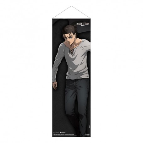 Attack on Titan wallscroll Slim Eren Jaegers 30 x 90 cm