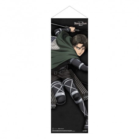Attack on Titan wallscroll Slim Levi 30 x 90 cm