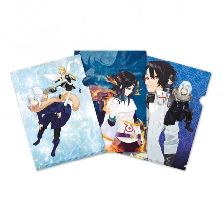 That Time I Got Reincarnated as a Slime set 3 pochettes transparentes