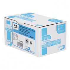 GPV Enveloppes, DL, 110 x 220 mm, blanc, avec fenêtre