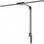 Hansa Lampe de bureau LED "Flow", avec pince, anthracite