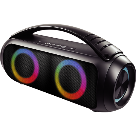 BOOST - Enceinte BT lumineuse 40W Noir