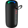 VIBE - Enceinte BT lumineuse étanche 10W Noir