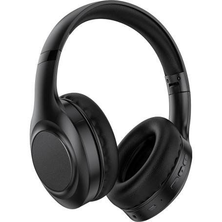 FEELMUSIC - Casque sans fil cicum auriculaire Noir