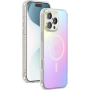 Coque MagSafe IP16 Pro Semi-transparente Irisée
