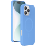Coque Silicone Magsafe IP16 Pro Bleu