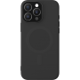 Coque Silicone Magsafe IP16 Pro Max Titane Noir