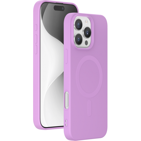 Coque Silicone Magsafe IP16 Pro Max Rose