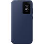 Etui Smart View avec porte-carte G S24 FE Bleu