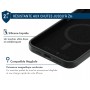 Coque Silicone Renforcée Magsf IP16 PM Titane Noir