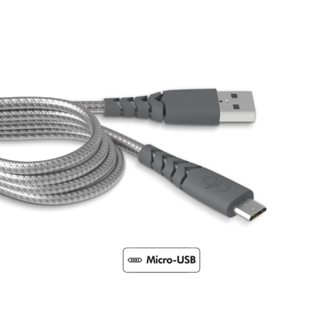 CBL UltraRenforce A/microUSB 2m 2.1A Gris