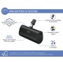 Powerbank 5000mAh USBC PD connecteur intégré Noir