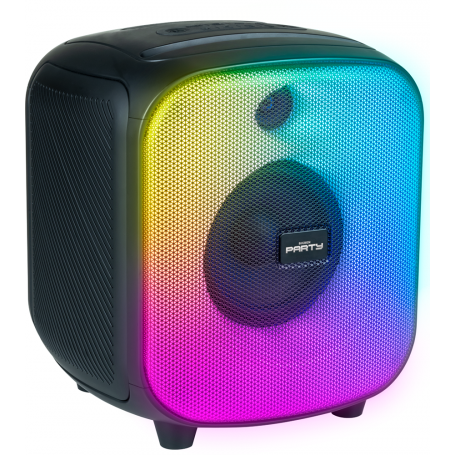 Enceinte Cube BT Lumineuse 200W Noir