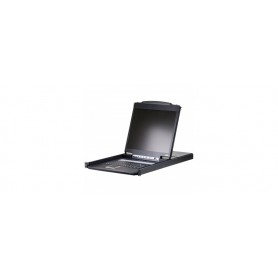 ATEN CL1308N DE KVM switch 8-port, 19\" LCD console (PS/2-USB, VGA) DE layout