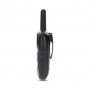 Set de Talkie-Walkie | 2 combinés | Jusqu\'à 10 km | Canaux de fréquence: 8 | PTT / VOX | Jusqu\'à 3 heures | Sortie casque | Noir
