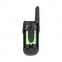 Set de Talkie-Walkie | 2 combinés | Jusqu\'à 10 km | Canaux de fréquence: 8 | PTT / VOX | Jusqu\'à 3 heures | Sortie casque | Noir