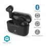 Écouteurs entièrement sans fil | Hybrid (ENC + ANC) | Bluetooth® | Durée de lecture maximale de batterie: 36 heures | Contrôle tactile | Boîtier de charge | Étui de chargement sans fil | Microphone intégré | Support de commande vocale | Noir