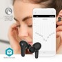 Écouteurs entièrement sans fil | Hybrid (ENC + ANC) | Bluetooth® | Durée de lecture maximale de batterie: 36 heures | Contrôle tactile | Boîtier de charge | Étui de chargement sans fil | Microphone intégré | Support de commande vocale | Noir