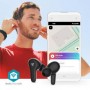 Écouteurs entièrement sans fil | Hybrid (ENC + ANC) | Bluetooth® | Durée de lecture maximale de batterie: 36 heures | Contrôle tactile | Boîtier de charge | Étui de chargement sans fil | Microphone intégré | Support de commande vocale | Noir