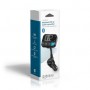 Transmetteur FM audio pour voiture | Appels Mains Libres | Appels mains libres | 2 \" | Écran noir blanc | Bluetooth® | PD 20 W / QC 3.0 | Charge rapide | Amplification des basses | Google Assistant / Siri | Noir